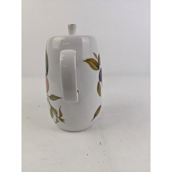 Royal Worcester Evesham gold. Is this your pattern? Here is  Vintage Royal Worcester Evesham Gold 8” Coffee Tea Pot 1960s Peaches Plums